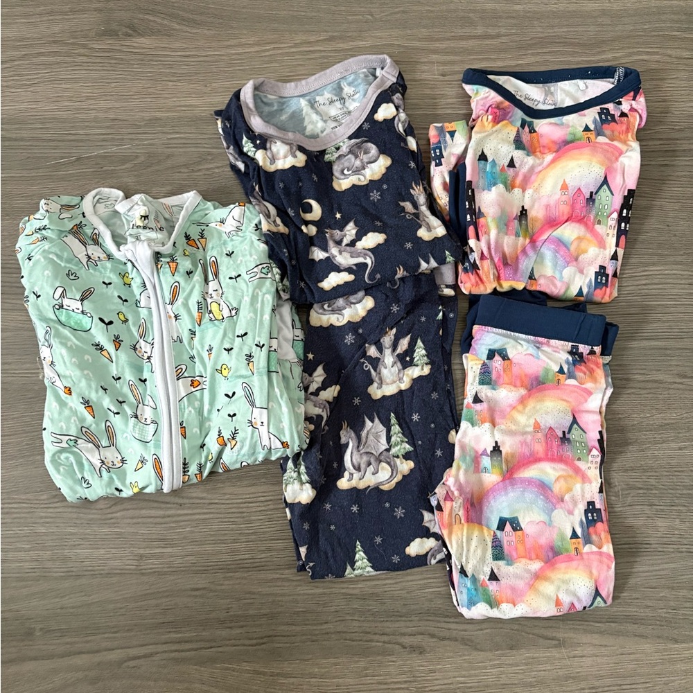 bamboo pjs - little sleepies or sleepy sloth
